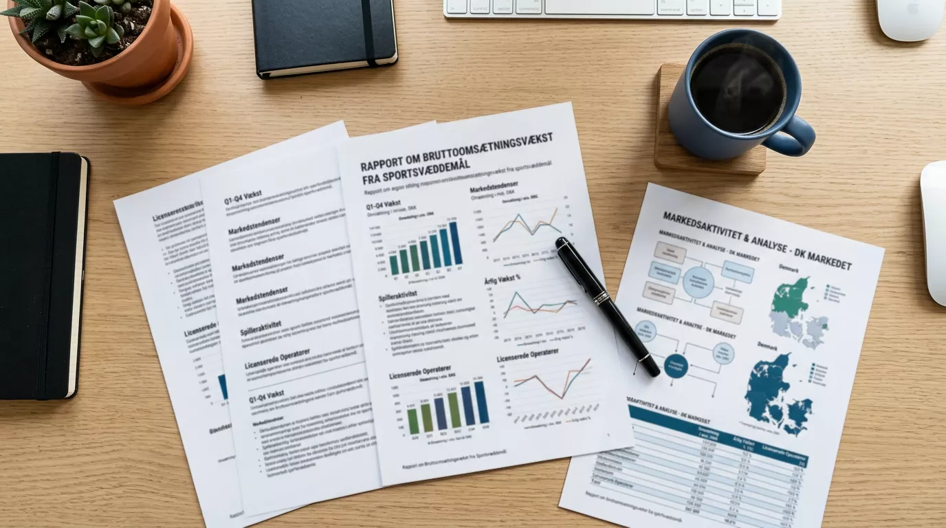 Dansk betting-marked med stigende bruttospilleindtaegt og markedsvaekst